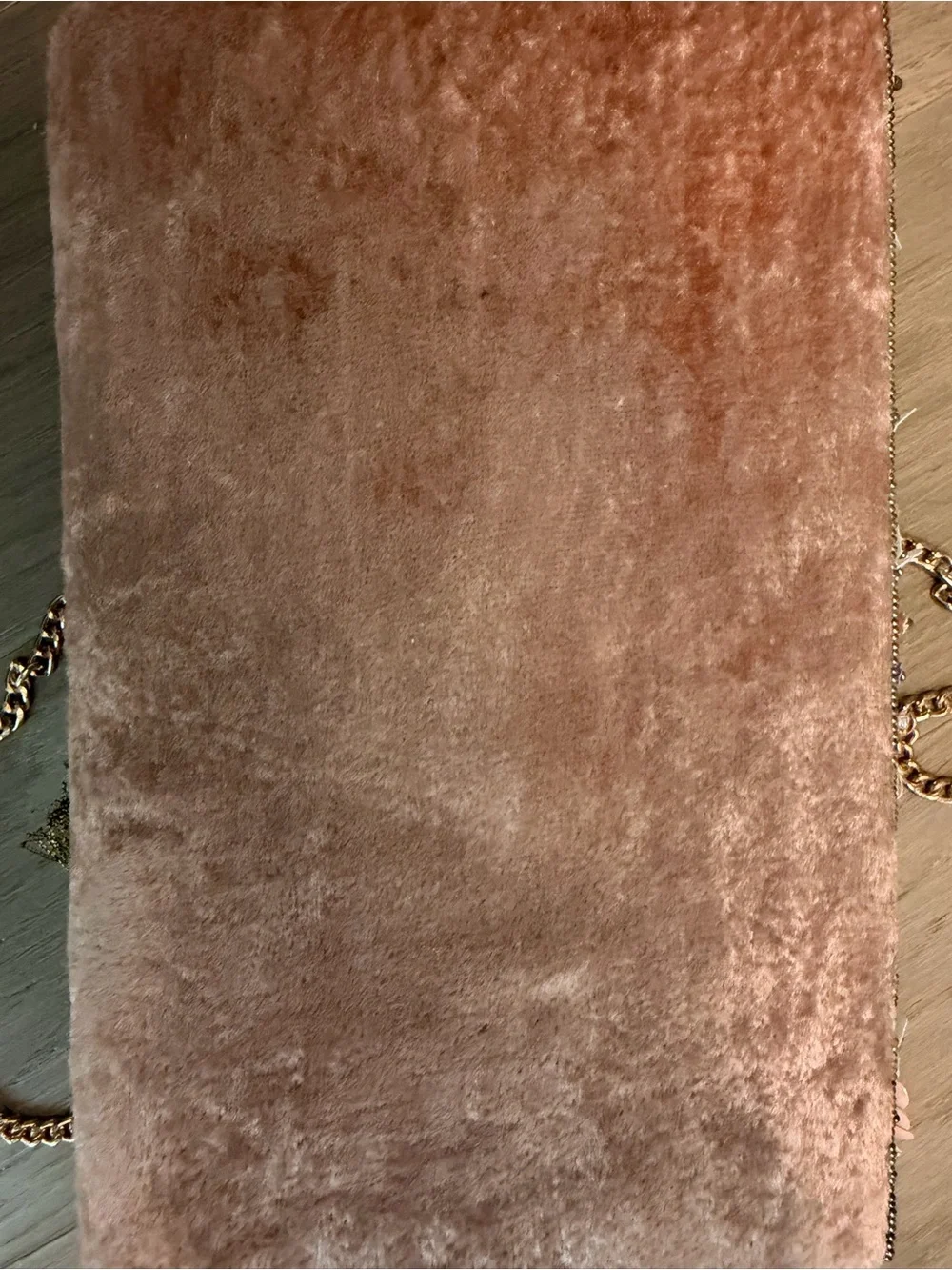 Lulus Perfectly Vibrant Mauve Pink Velvet Beaded Clutch